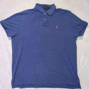 POLO Ralph Lauren Blue Custom Slim Fit Polo Shirt
